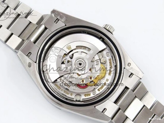 MiroTime 0226 GoodFit DayDate 40 SS JDF 904L Steel Silver Crystal Dial on President Bracelet VR3255 V3 (Gain Weight) 1431